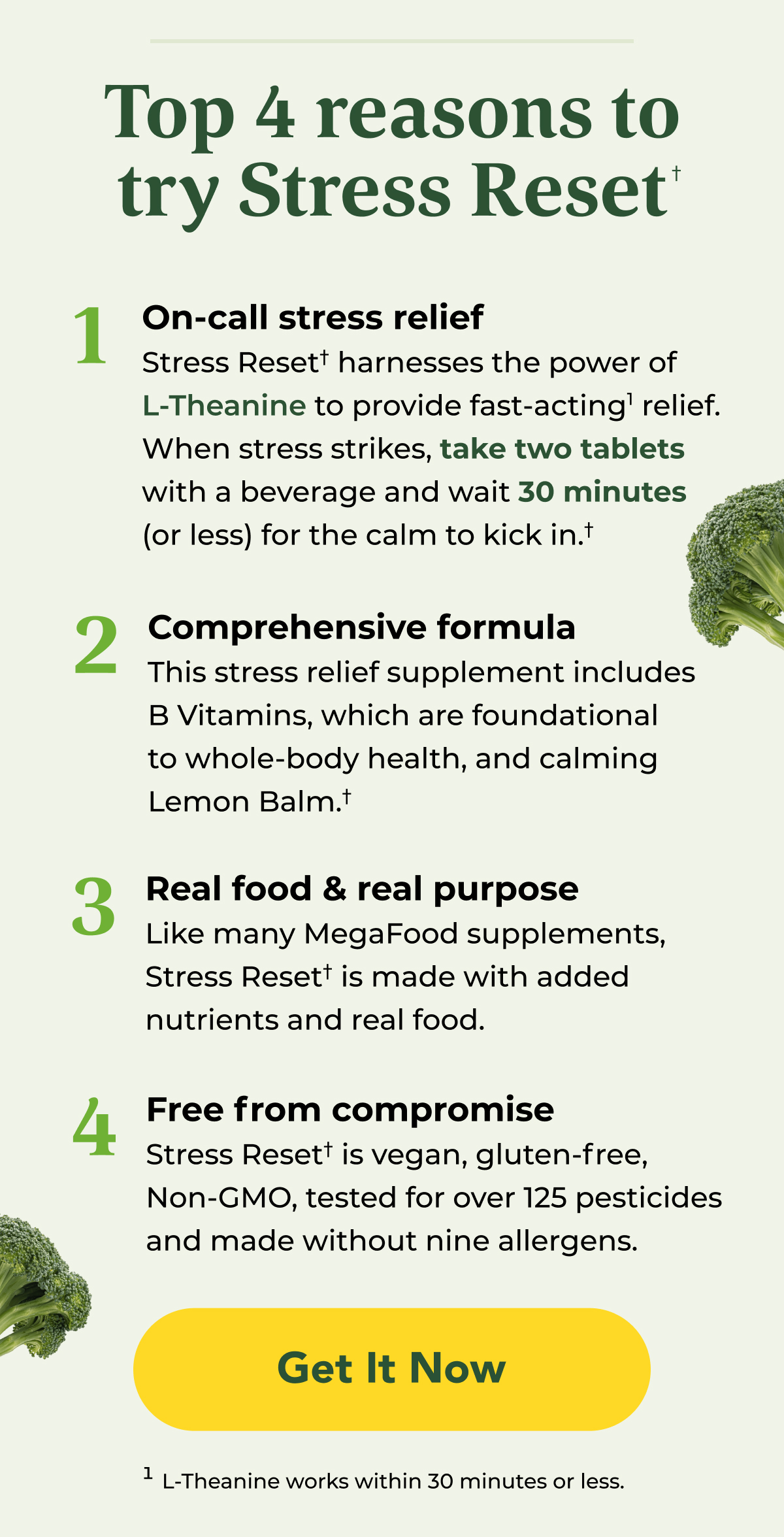 Top 4 reasons to try MegaFood Stress Reset