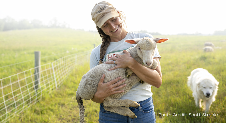 Hannah | Co-Founder & Owner, Medicine Creek Farm | Policy Committee, National Young Farmers Coalition | Photo Credit: Scott Streble  