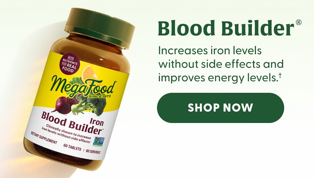 BLOOD BUILDER® | Increases iron levels without side effects and improves energy levels† | SHOP NOW