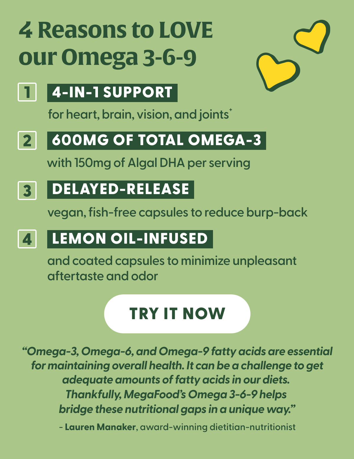Try Omega 3-6-9
