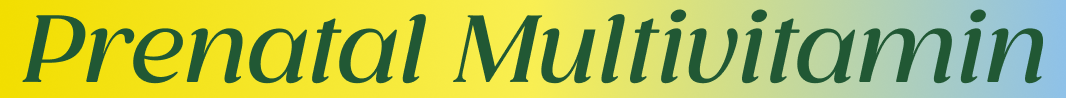Prenatal Multivitamin