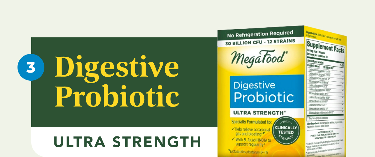 MegaFood Digestive Probioticc ultra strength