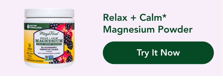 Relax + Calm Magnesium Powder. Try it Now