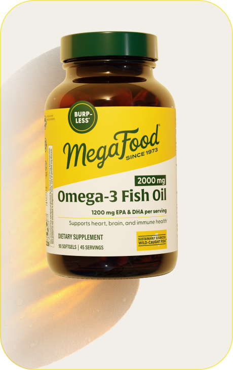 MegaFood 2000mg Omega-3 Fish Oil