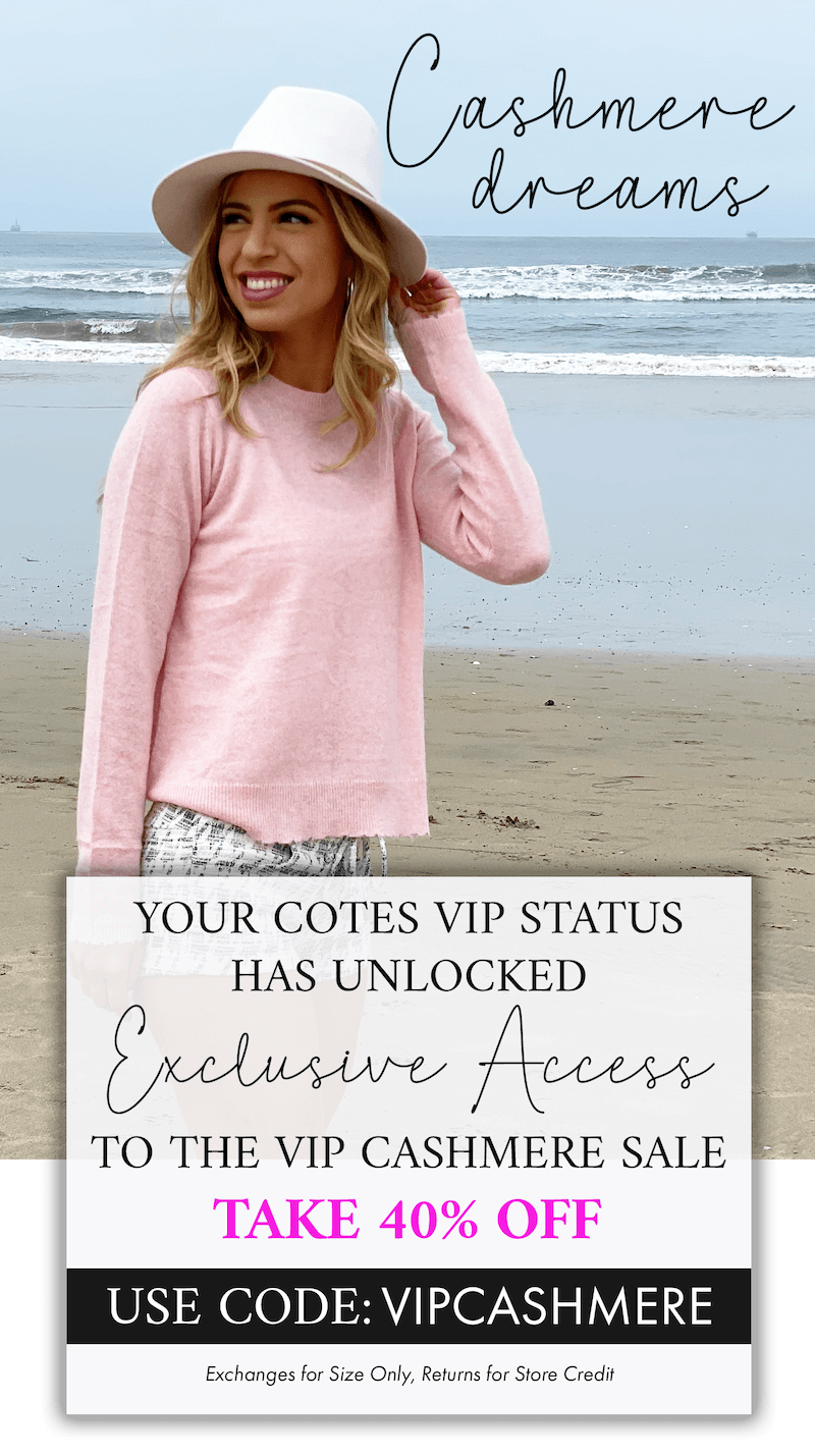 Our VIP Cashmere Sale is Live!! 🙌 Cotes of London