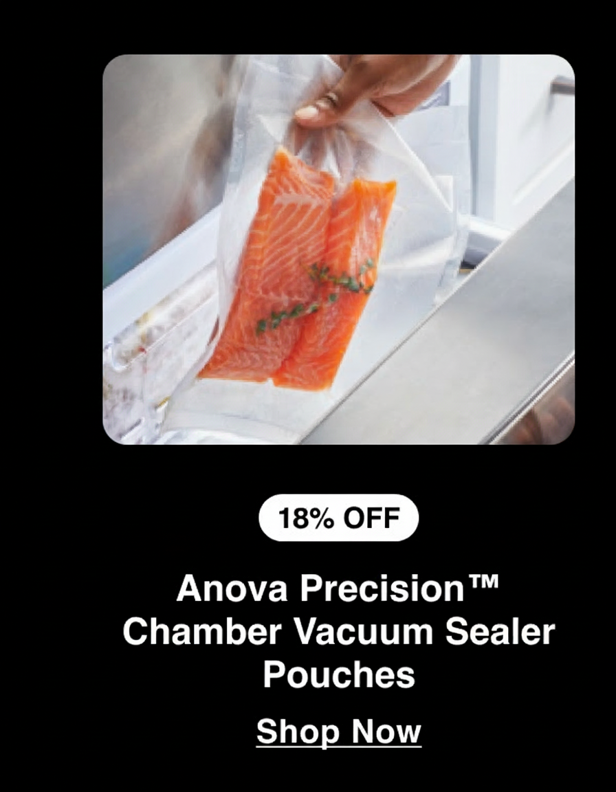 Anova Precision Chamber Vacuum Sealer Pouches, 18% off.