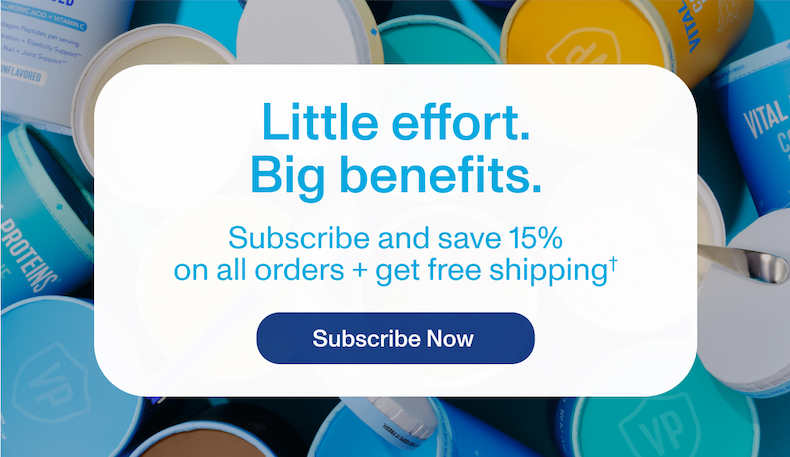 Subscribe and save 15% on all orders + get free shipping†