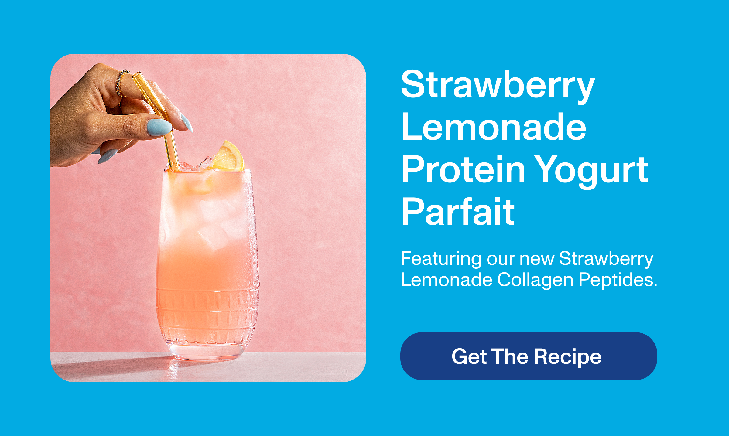 Strawberry Lemonade Protein Yogurt Parfait  
