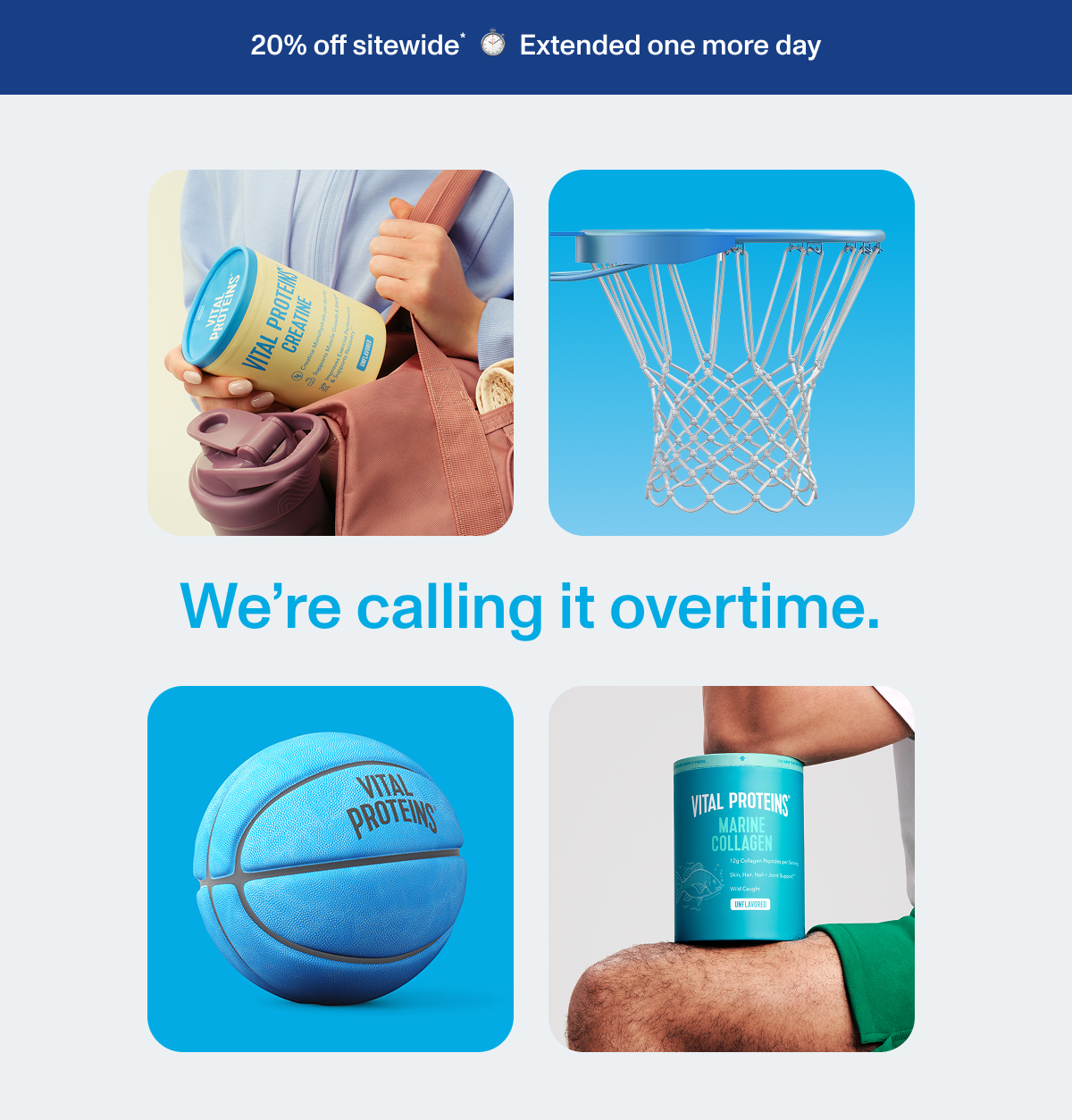 20% off sitewide* Extended one more day