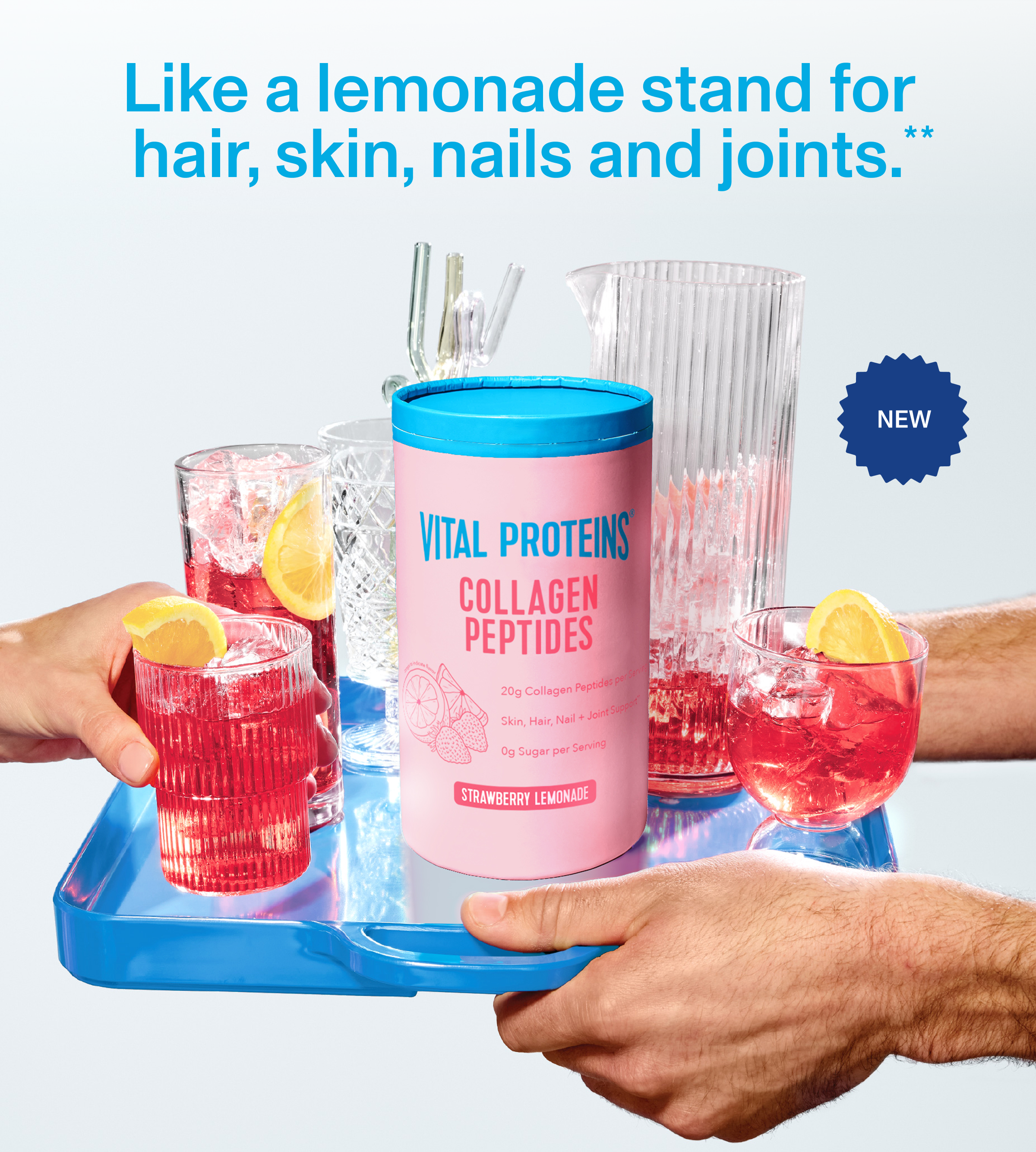 Like a lemonade stand for hair, skin, nails and joints.