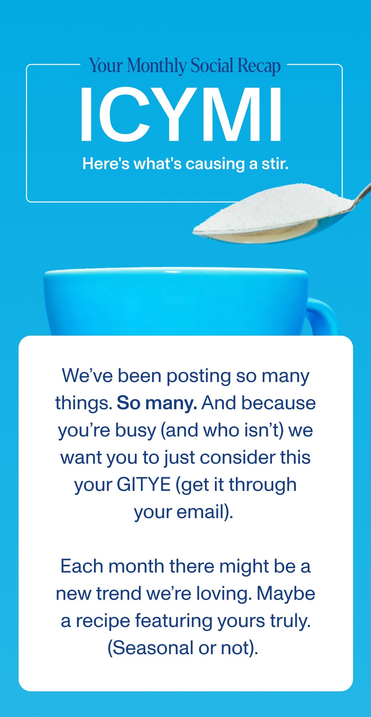 Your Monthly Social Recap 