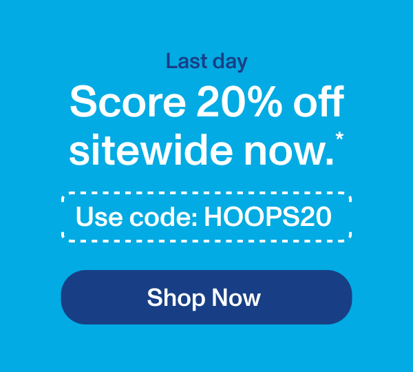 Extended one more day Score 20% off sitewide now.*