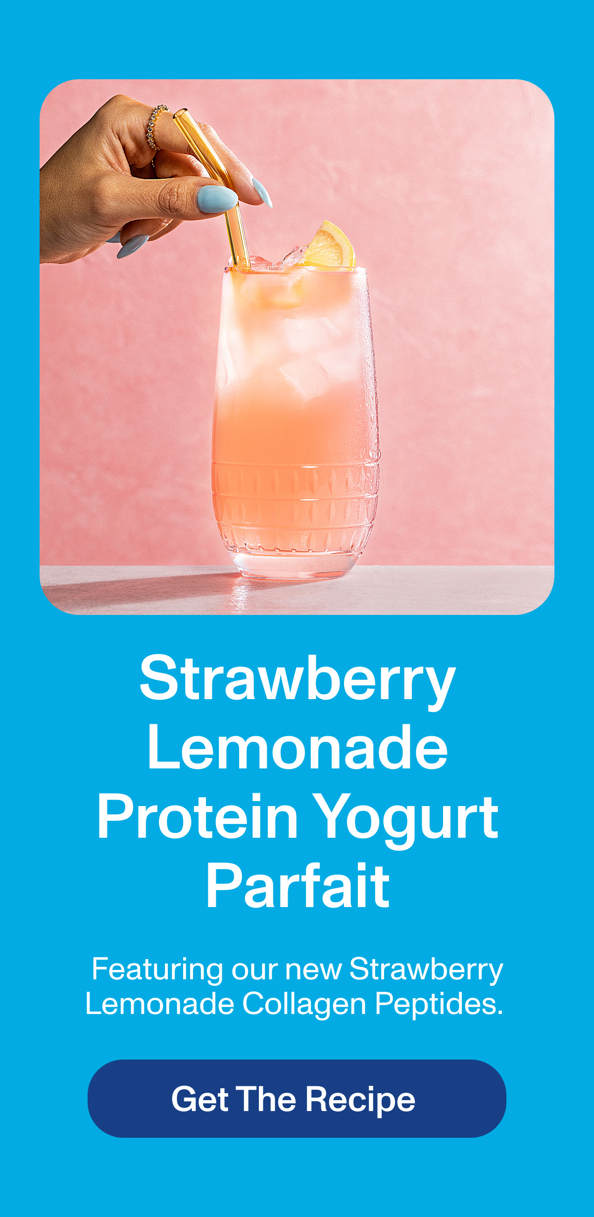 Strawberry Lemonade Protein Yogurt Parfait 