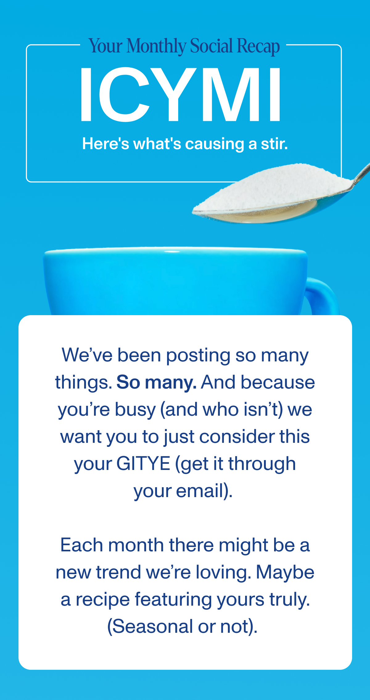 Your Monthly Social Recap 