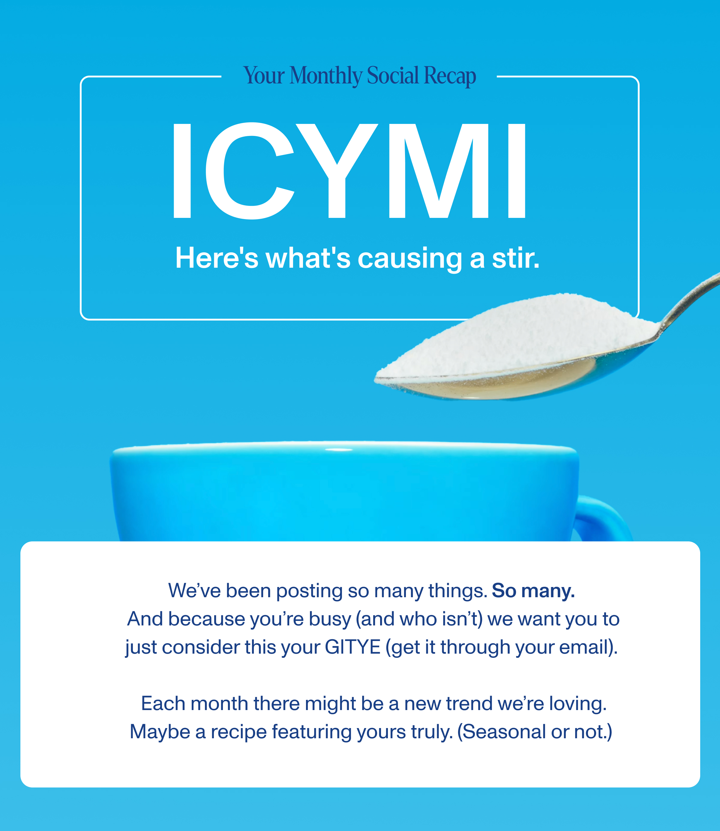 Your Monthly Social Recap 