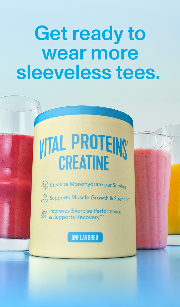 Get ready to wear more sleeveless tees. 