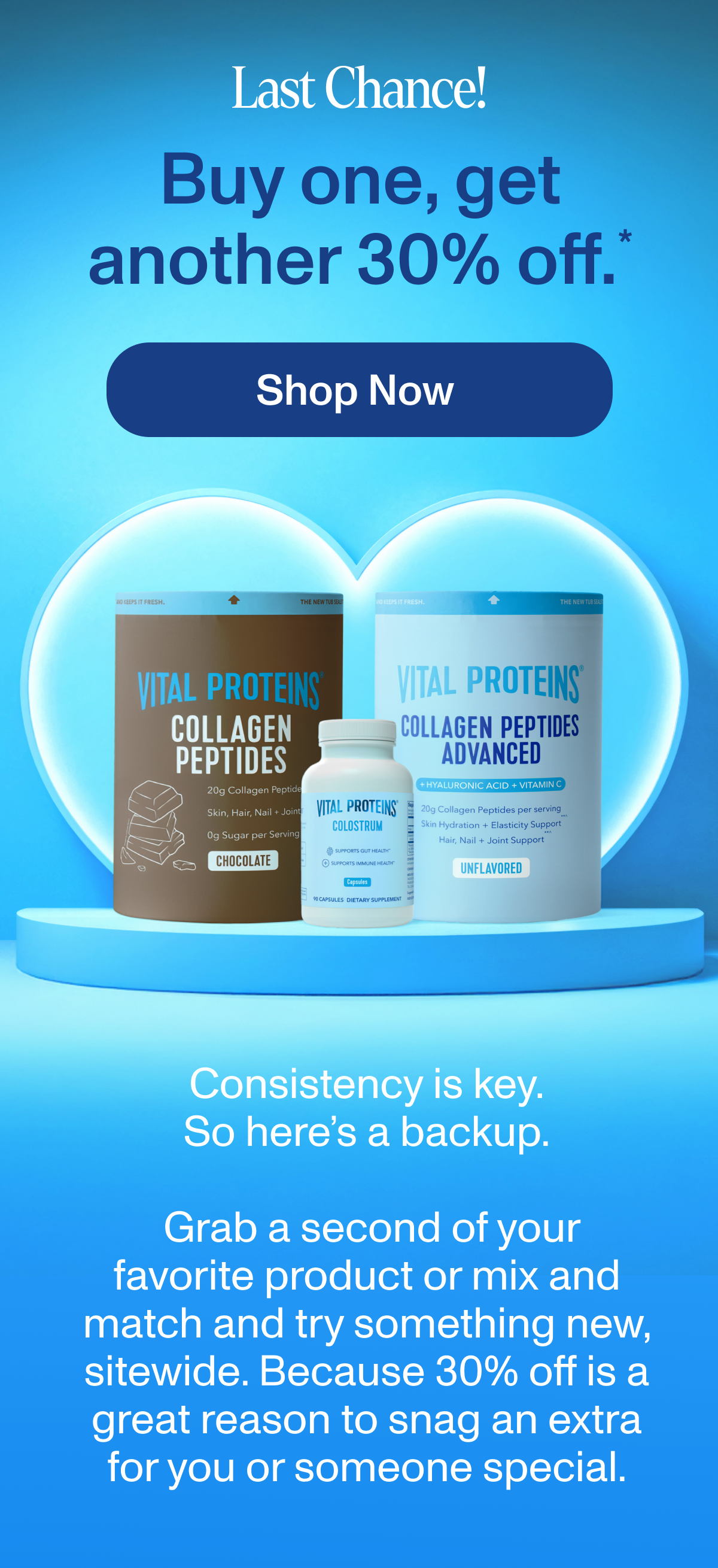 Buy one, get another 30% off.*