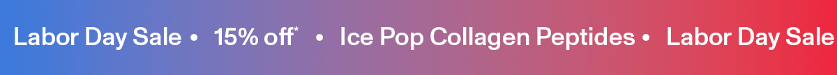 15% off* Ice Pop Collagen Peptides