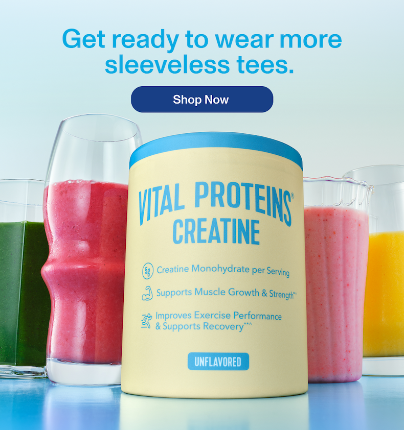 Get ready to wear more sleeveless tees. 