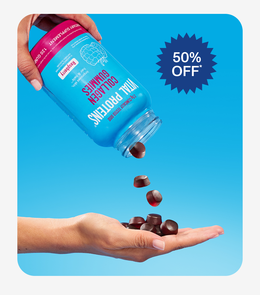 Take 50% off* all Wellness Gummies