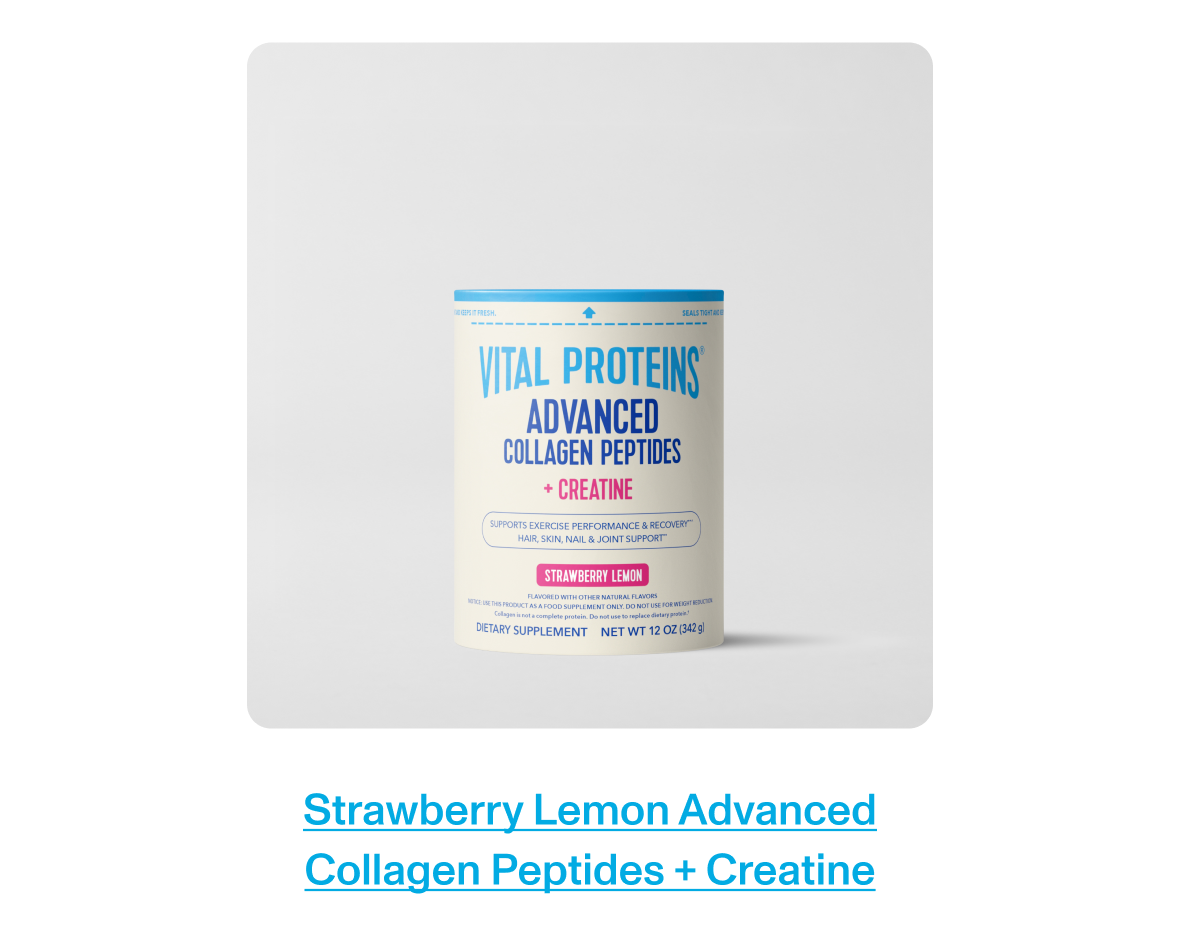Strawberry Lemon Advanced Collagen Peptides + Creatine