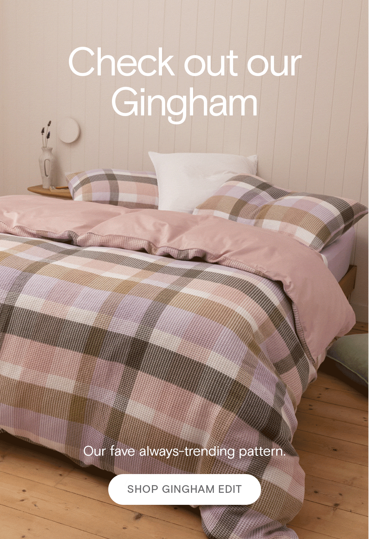 The gingham styles we're loving Sheet Society