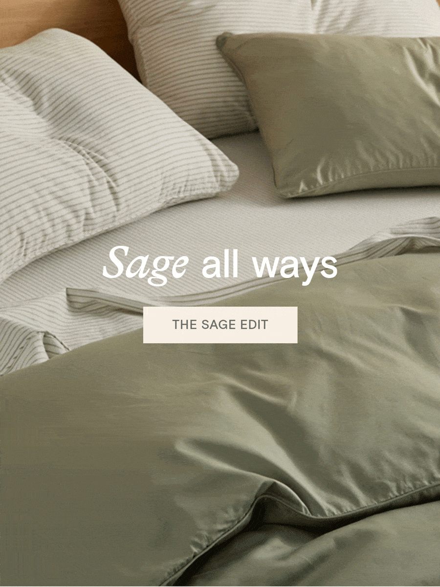 Sage green is the trend that won't quit Sheet Society