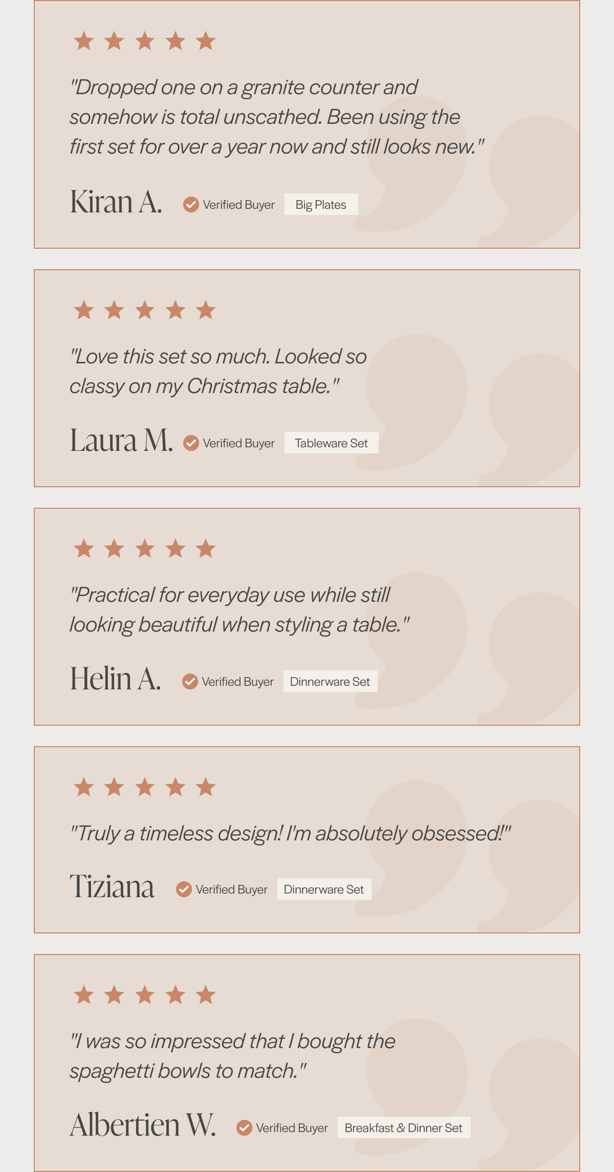 Reviews