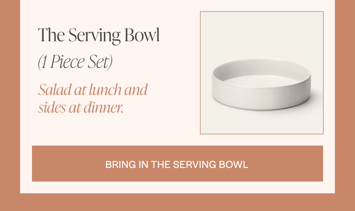 The Serving Bowl