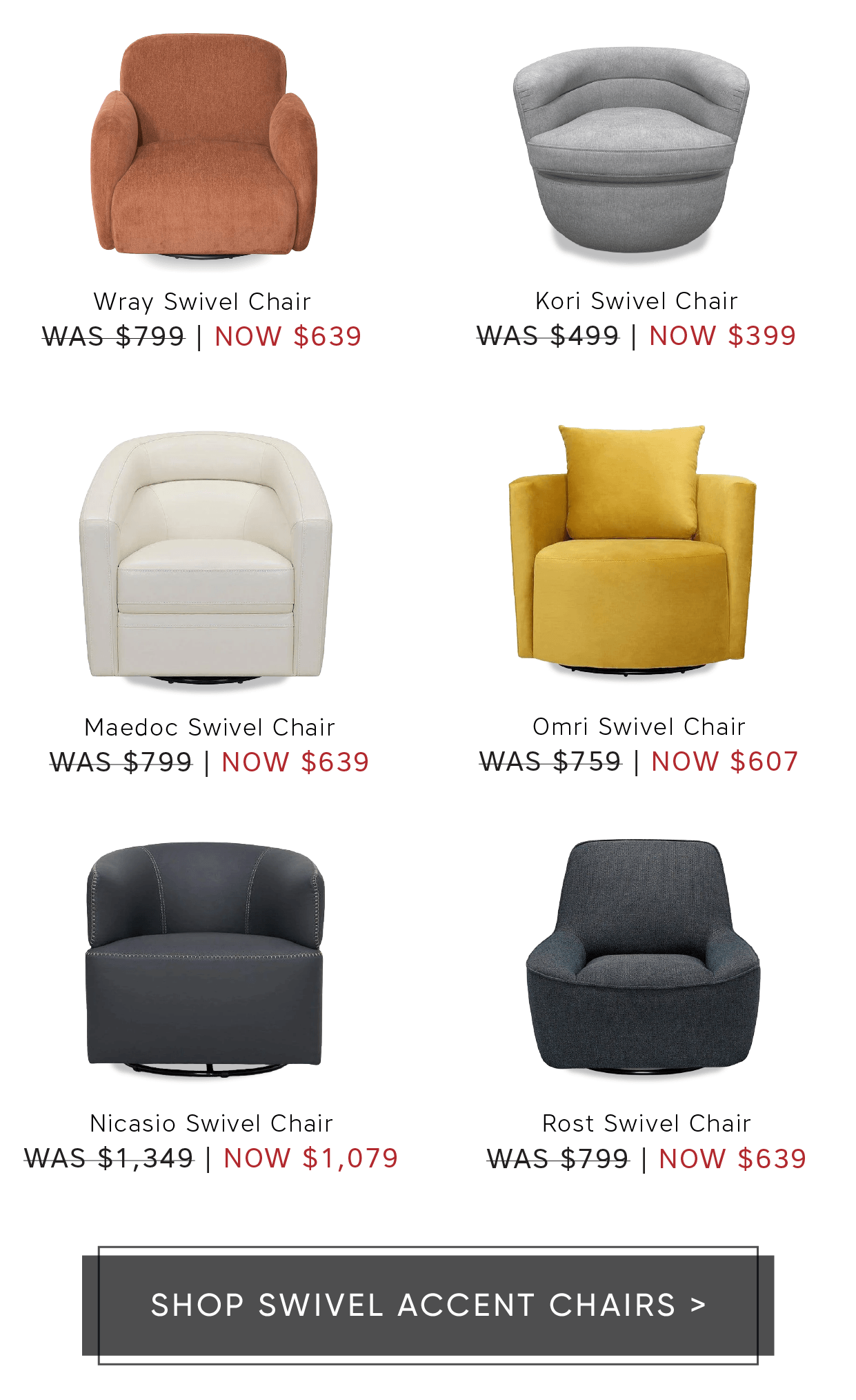 Shop Swivel Chairs