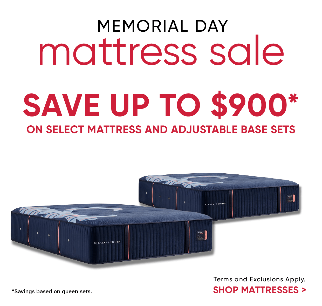 Memorial Day Mattress Sale