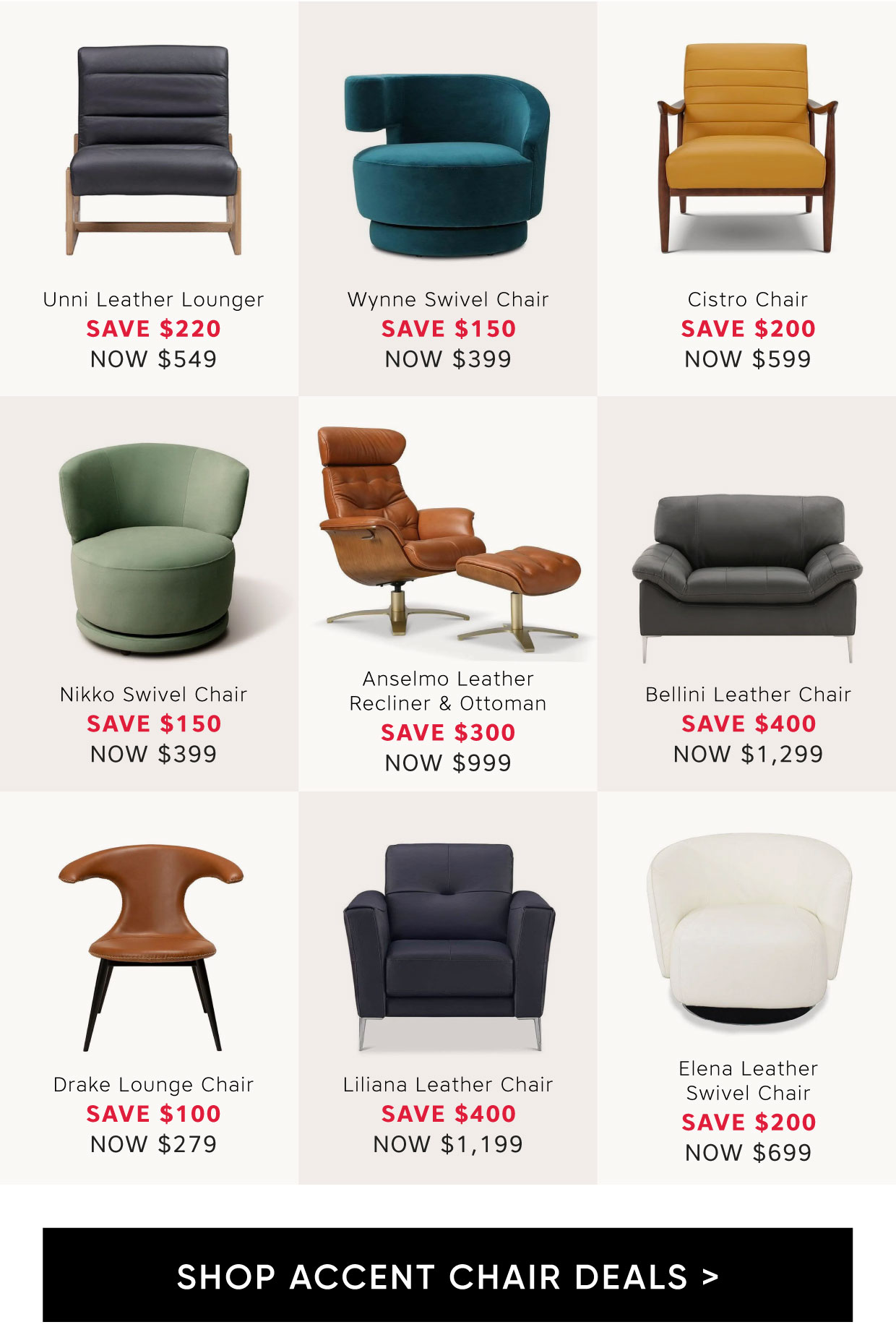 Shop Accent Chair Deals