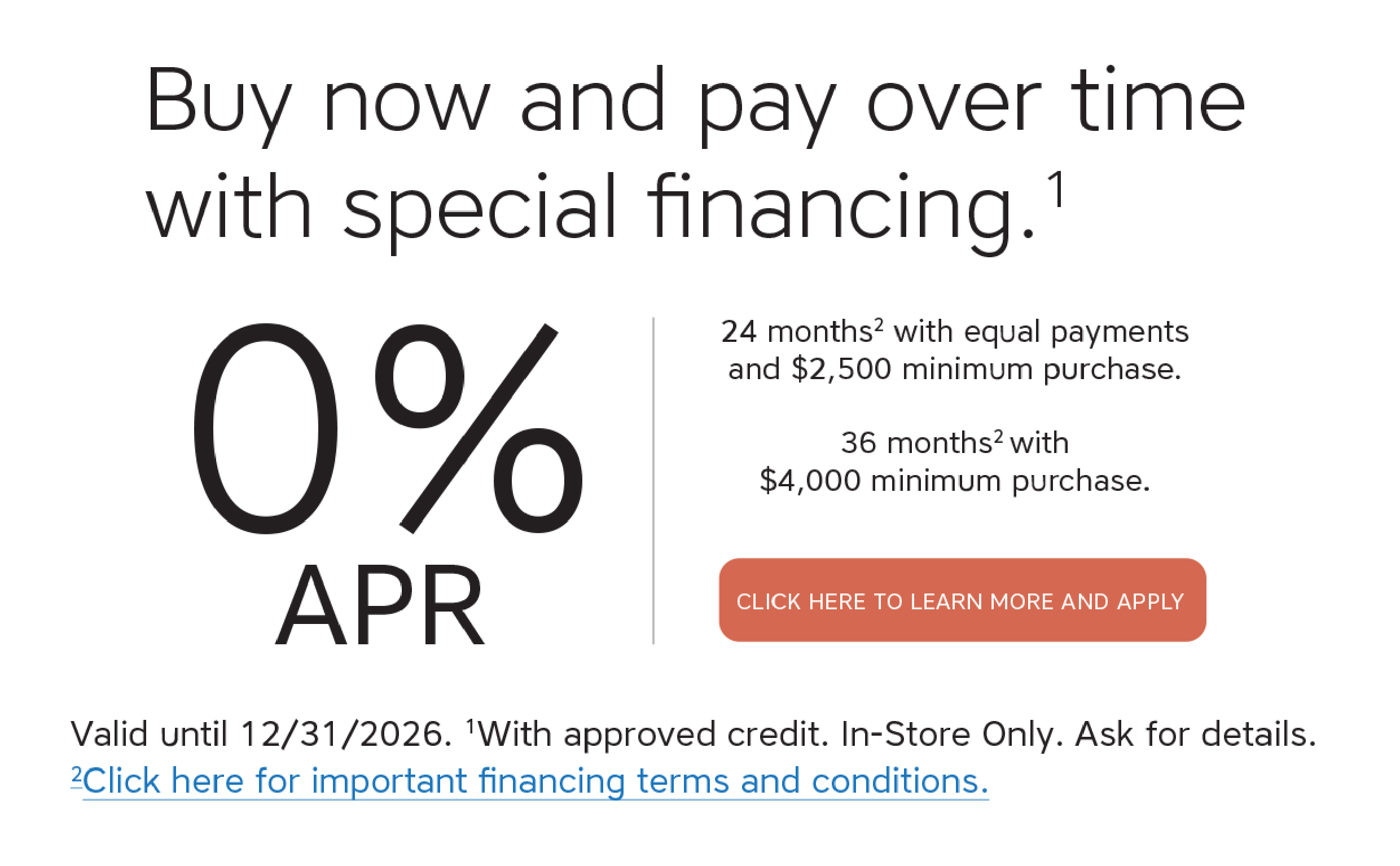 Financing Options
