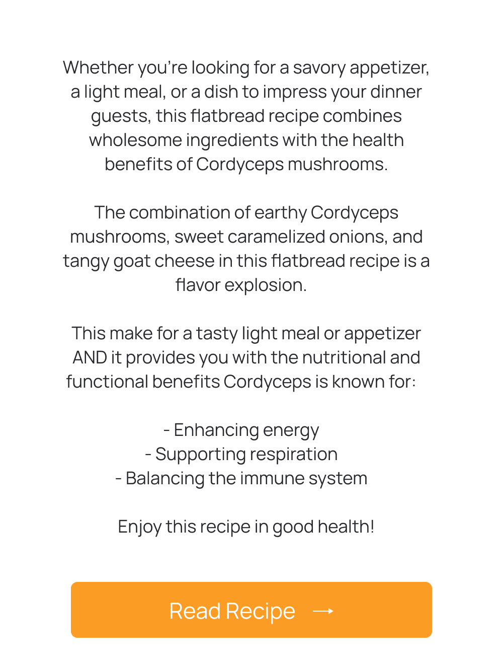 Mushroom & Onion Flatbread Recipe Inside Real Mushrooms