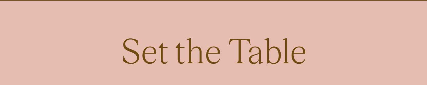 Set the Table