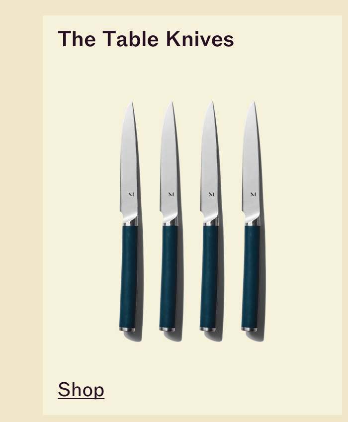 The Table Knives. Shop.