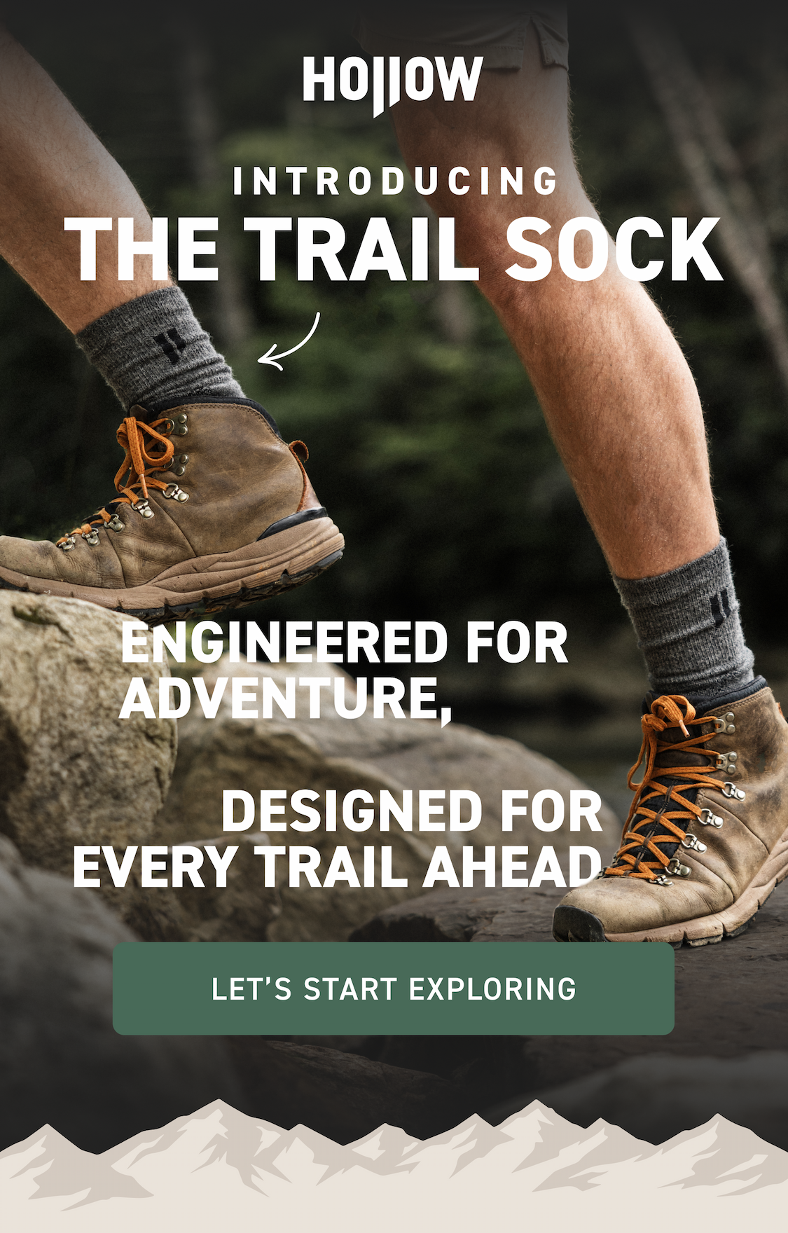 Introducing The Trail Sock Engineered for adventure, designed for every trail ahead Let's Start Exploring