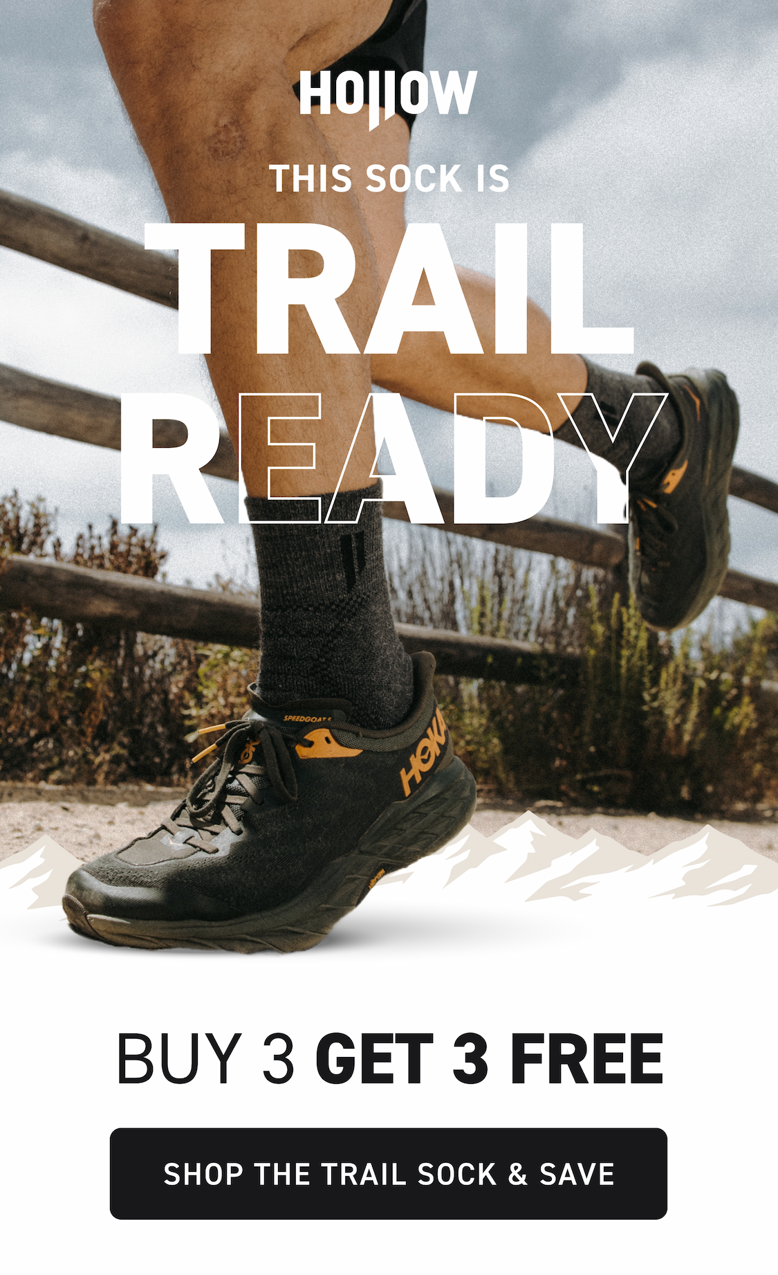 This Sock is Trail Ready Trail T     il Ready Buy 3 Get 3 FREE Shop the Trail Sock & Save