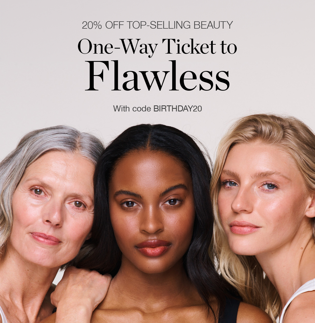 20% off flawless beauty