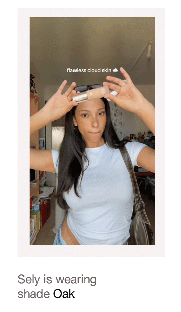 Sely is wearing shade Oak