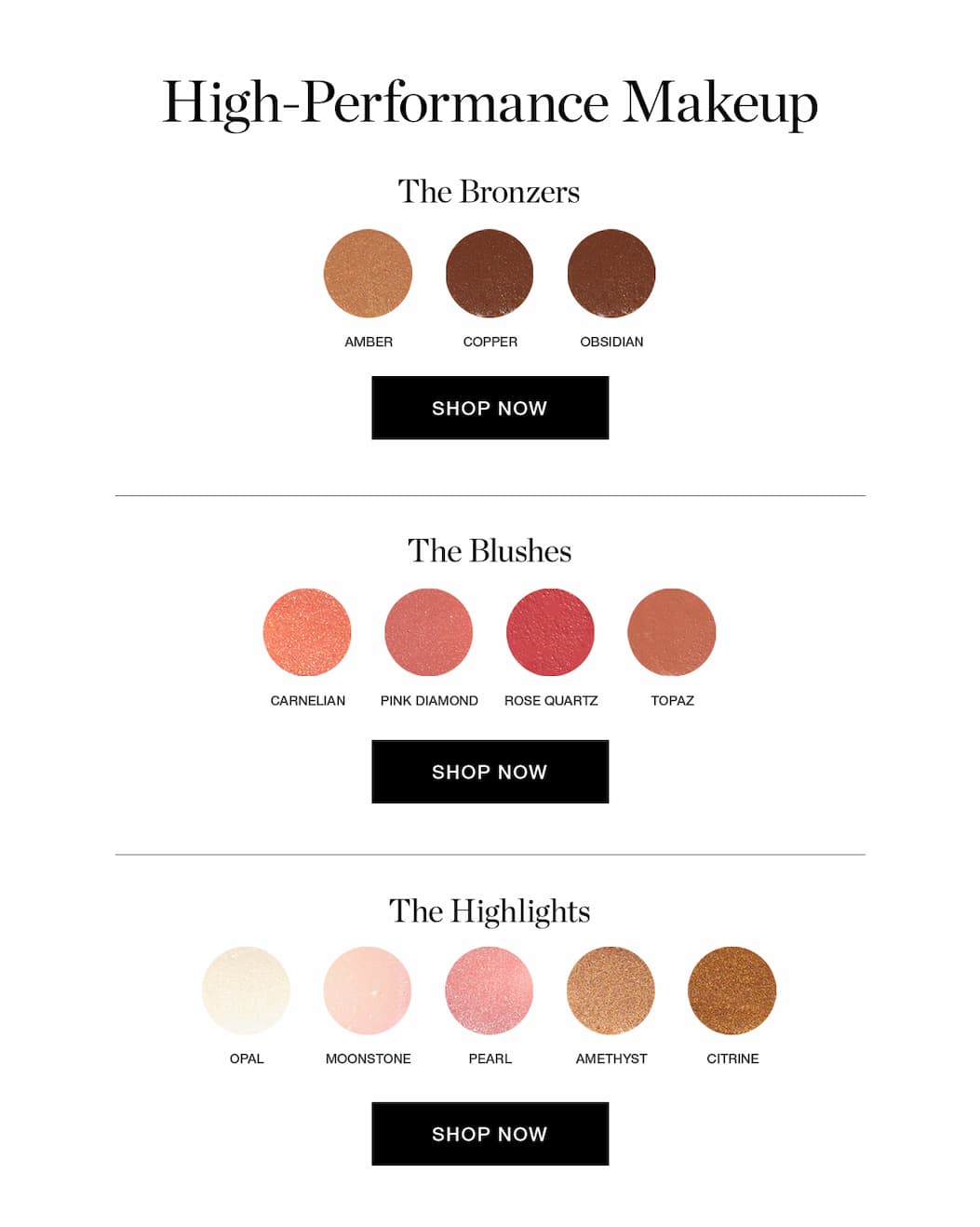 High-Performance Makeup