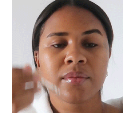 Step 1 - Prep freshly cleansed skin with an oil, serum, or moisturizer to allow for enhanced glide of the tool while maximizing formula efficacy.