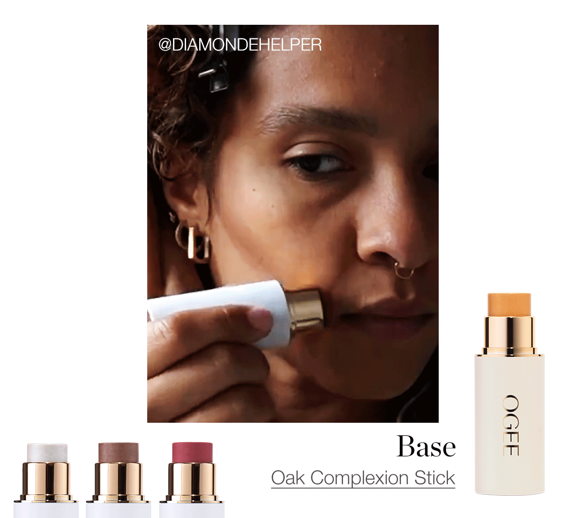 Influencer: @diamondehelper - Base: Oak Complexion Stick