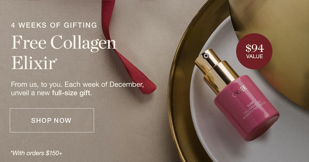 4 Weeks of Gifting: Free Collagen Elixir with orders $150+