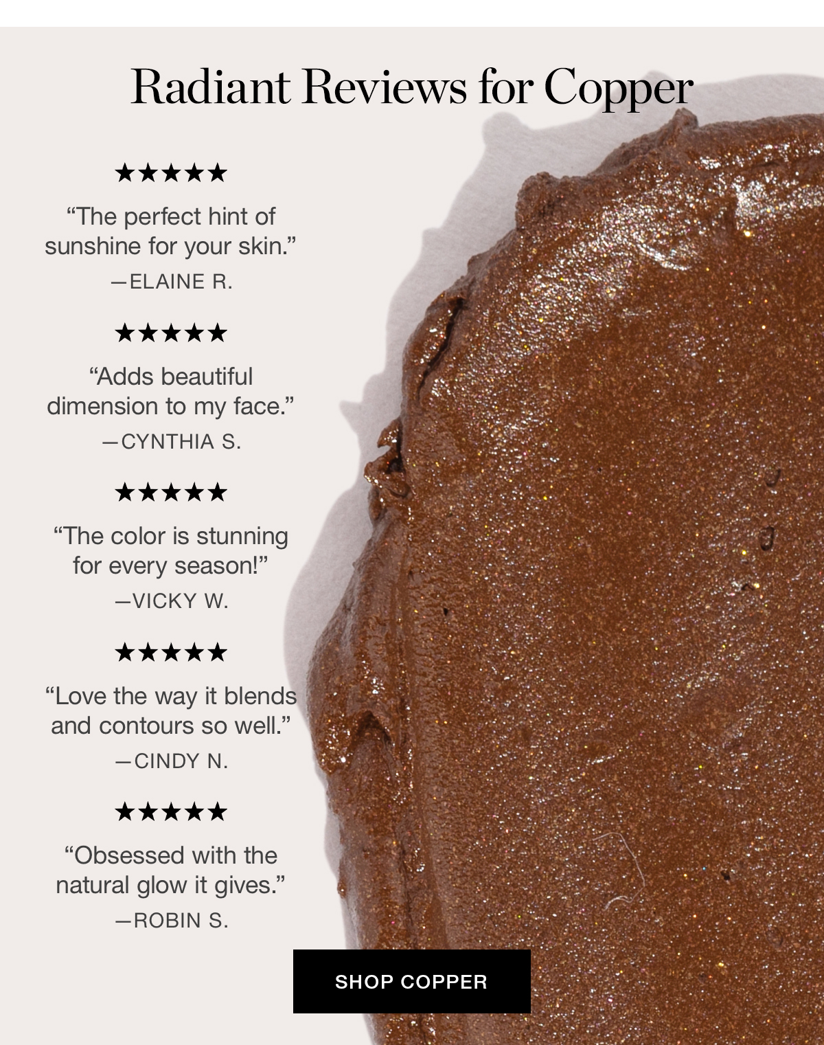 Radiant Reviews for Copper