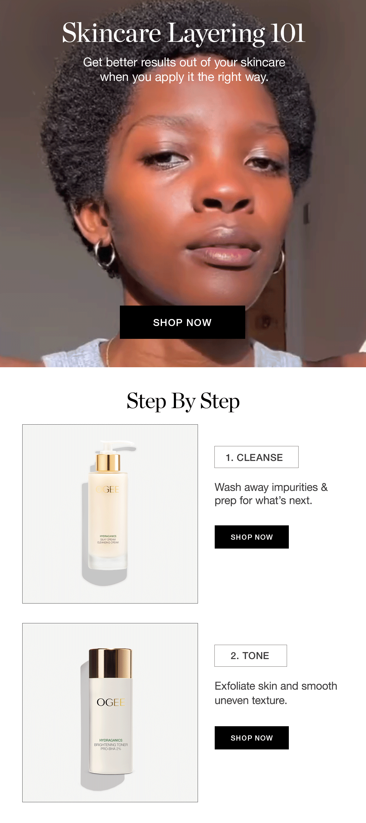 Skincare Layering 101 | Get better results out of your skincare when you apply it the right way.