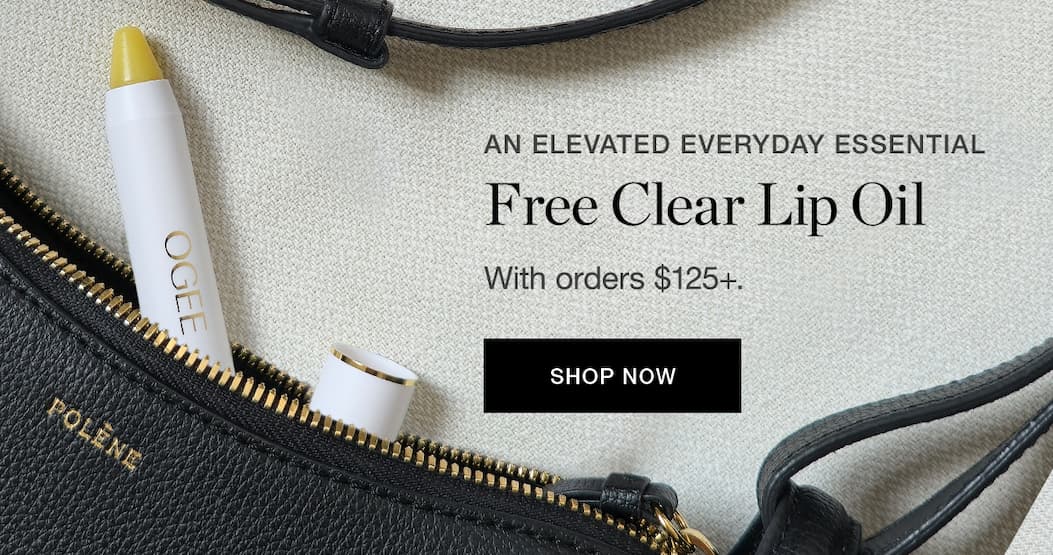 Free Clear Lip Oil with orders $125+.