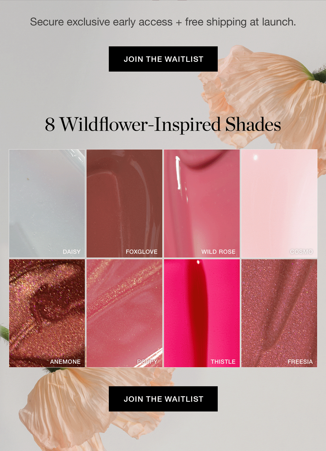 Secure exclusive early access + free shipping at launch.