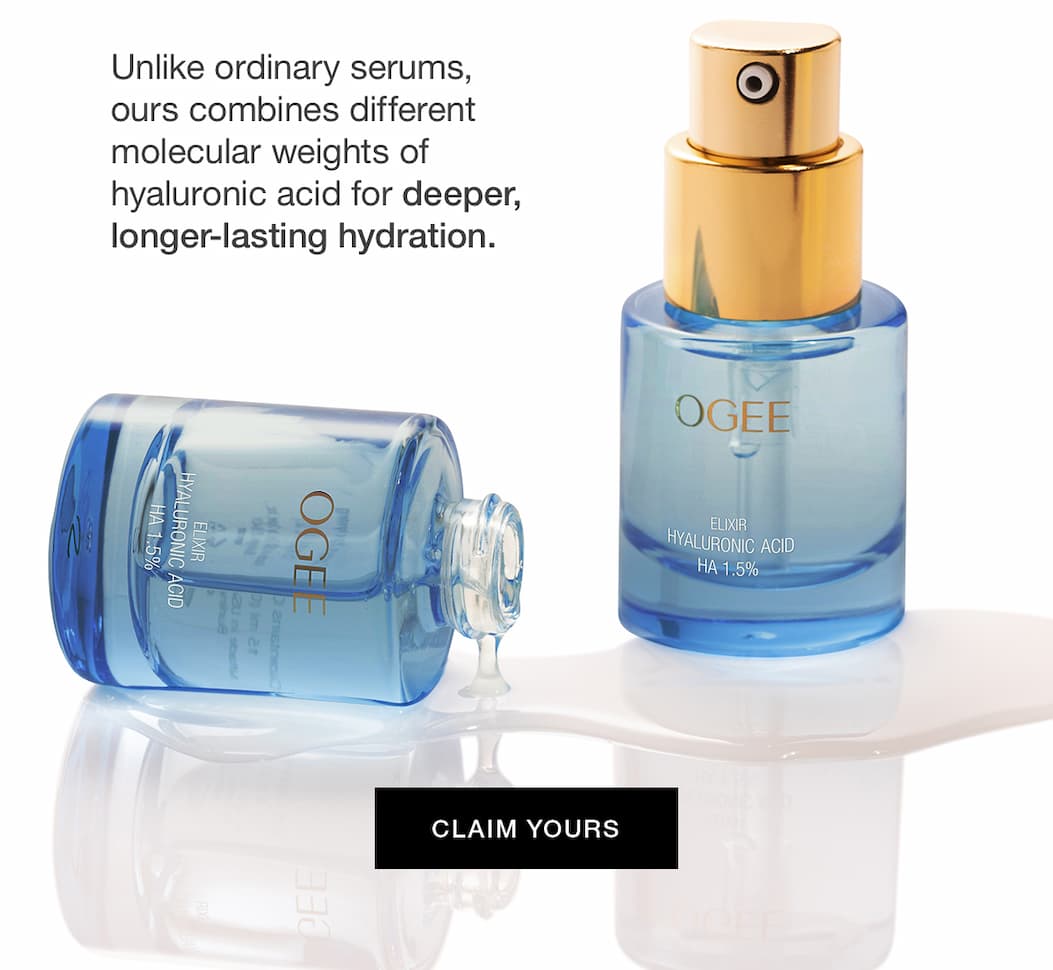 Unlike ordinary serums, ours combines different molecular weights of hyaluronic acid for deeper, longer-lasting hydration.