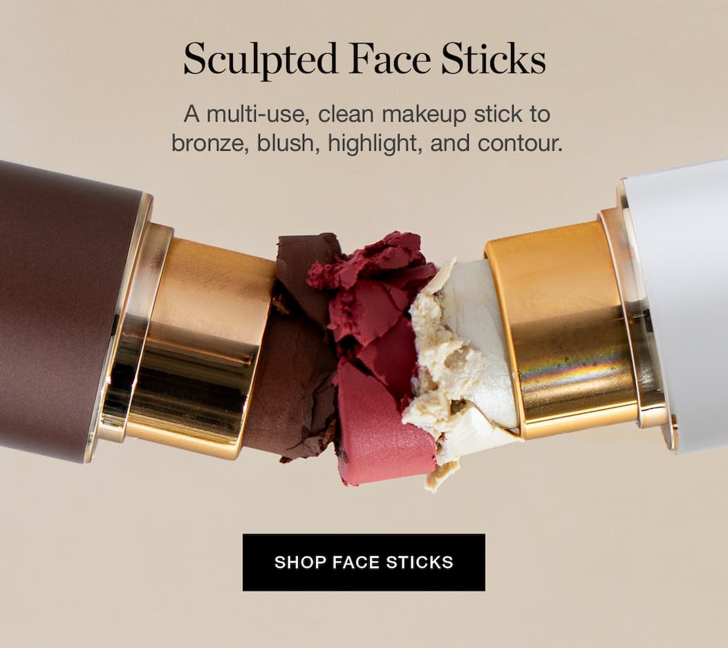 Sculpted Face Sticks | A multi-use, clean makeup stick to bronze, blush, highlight, and contour.
